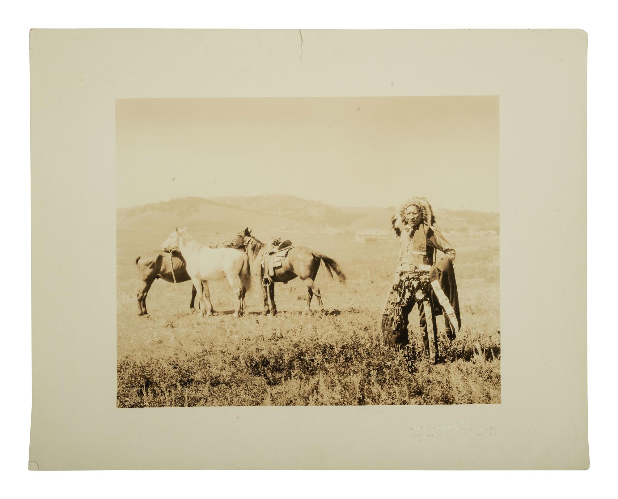 [NATIVE AMERICANS]. 50+ photos & postcards of Native Americans incl. image by RINEHART.