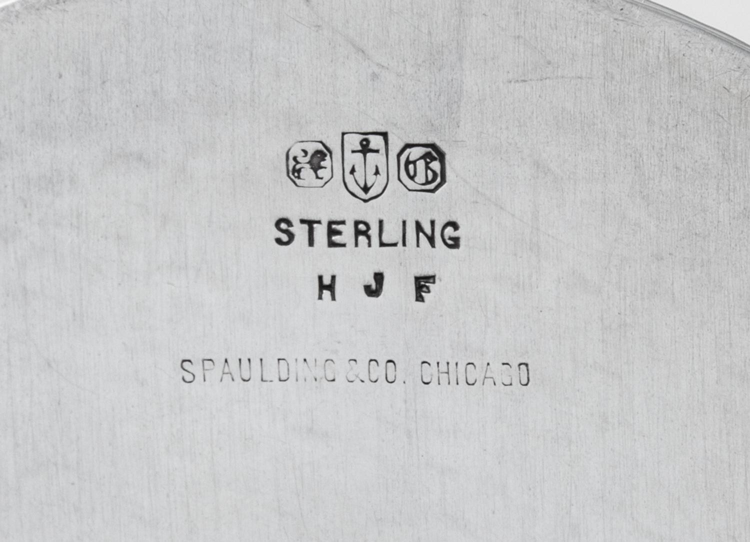 A Group of American Silver Table Articles, various makers, comprising a key ring marked for Tiffany & Co., New York, NY, a graduated se