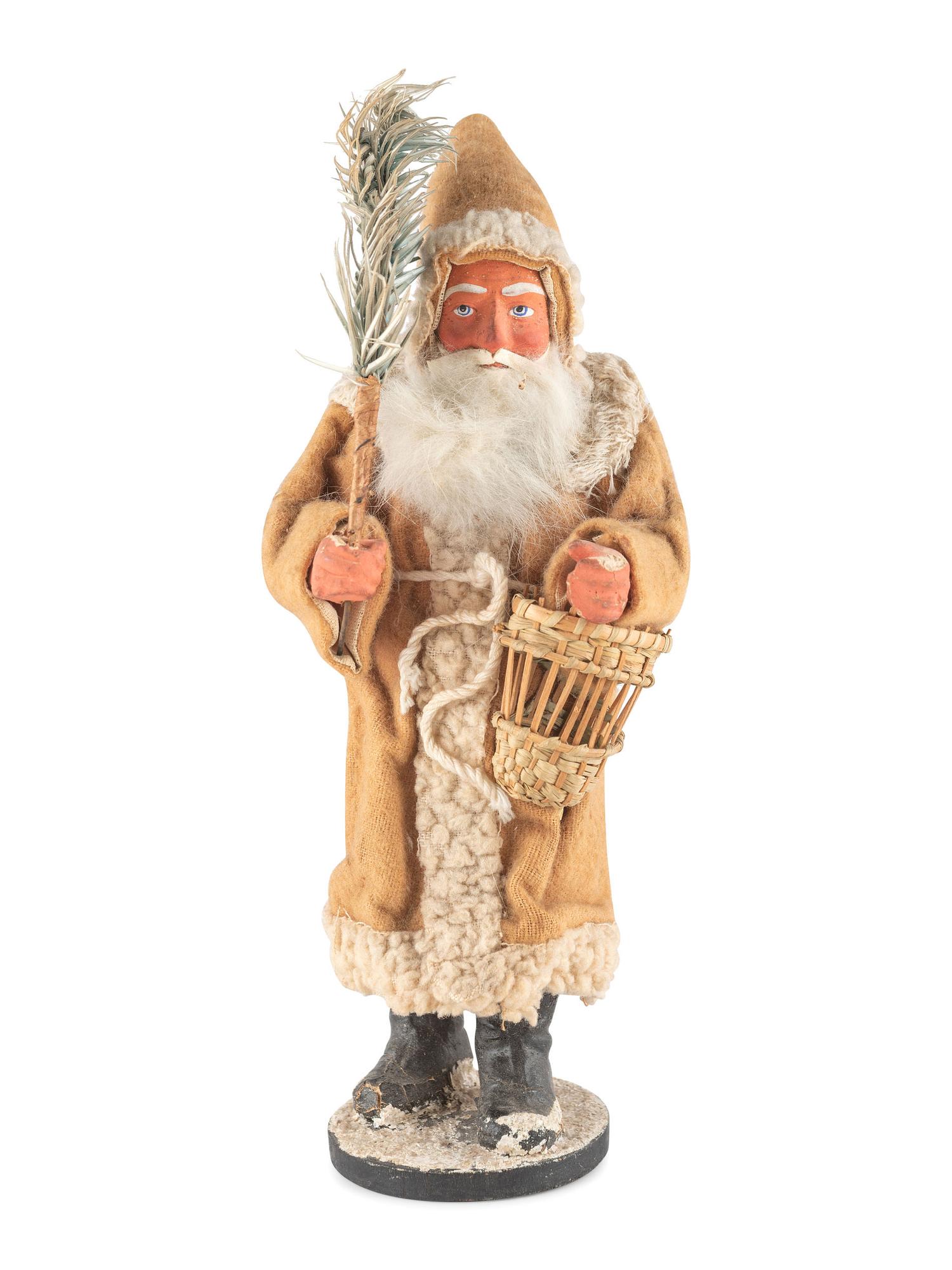 A German Papier-Mâché Santa Claus Candy Container