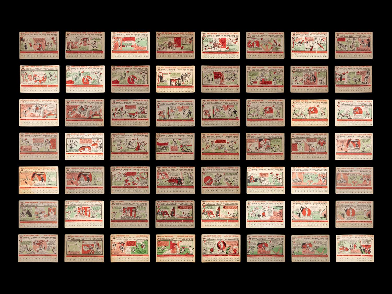A Collection of 1954-56 Topps and Bowman Baseball Cards (166)
