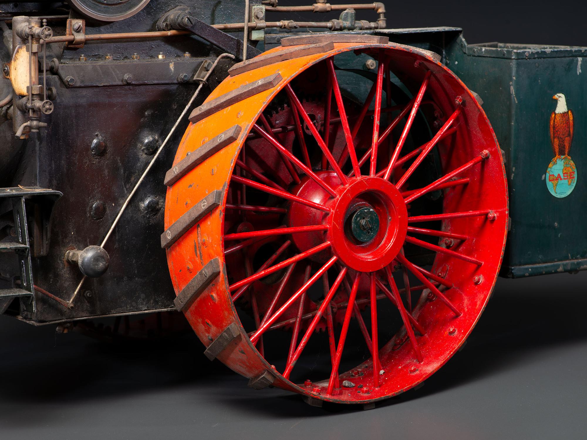 A Case Scale Model Steam Tractor