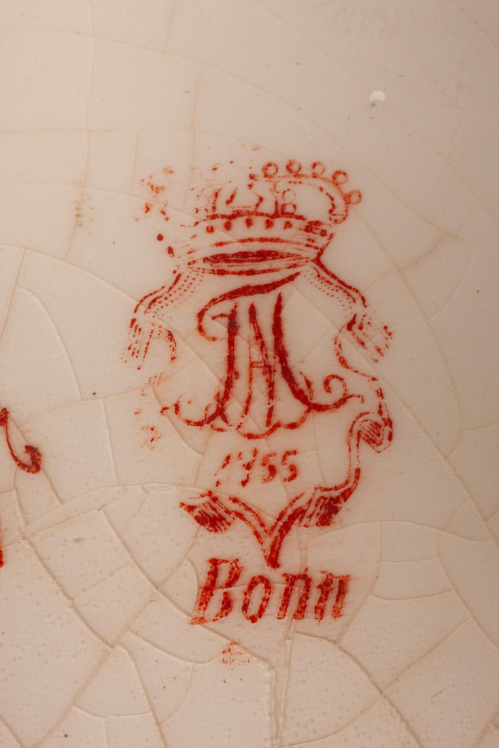 A Pair of Royal Bonn Porcelain Cache Pots