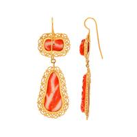 CORAL EARRINGS