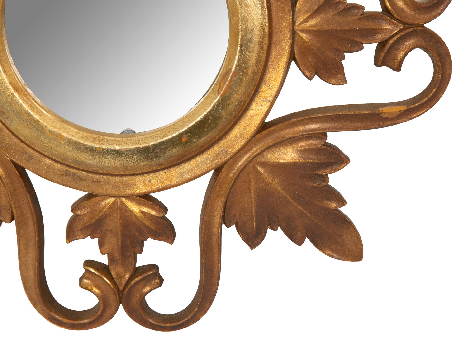 A Small Giltwood Mirror