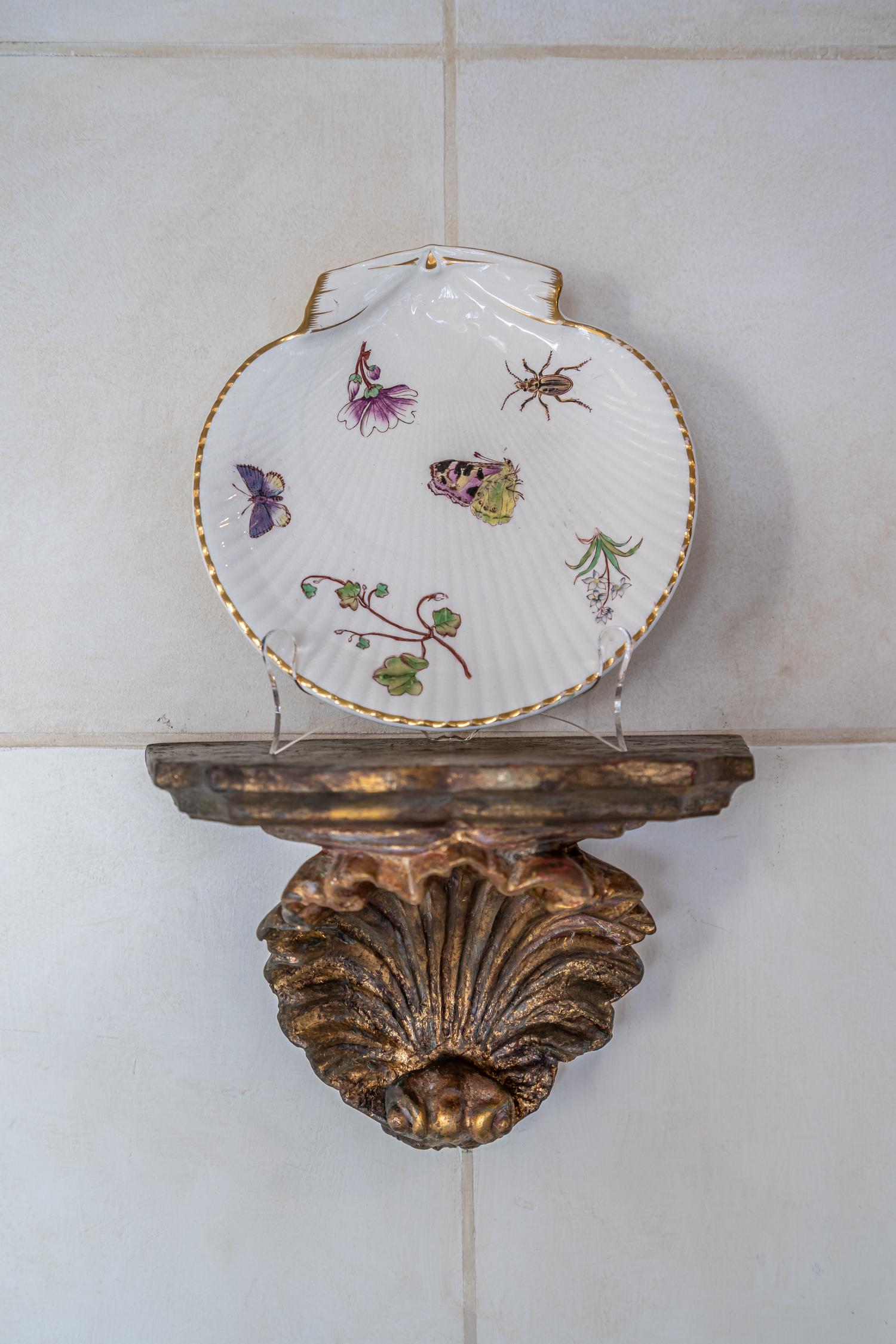 A Set of Four Italian Giltwood Wall Brackets