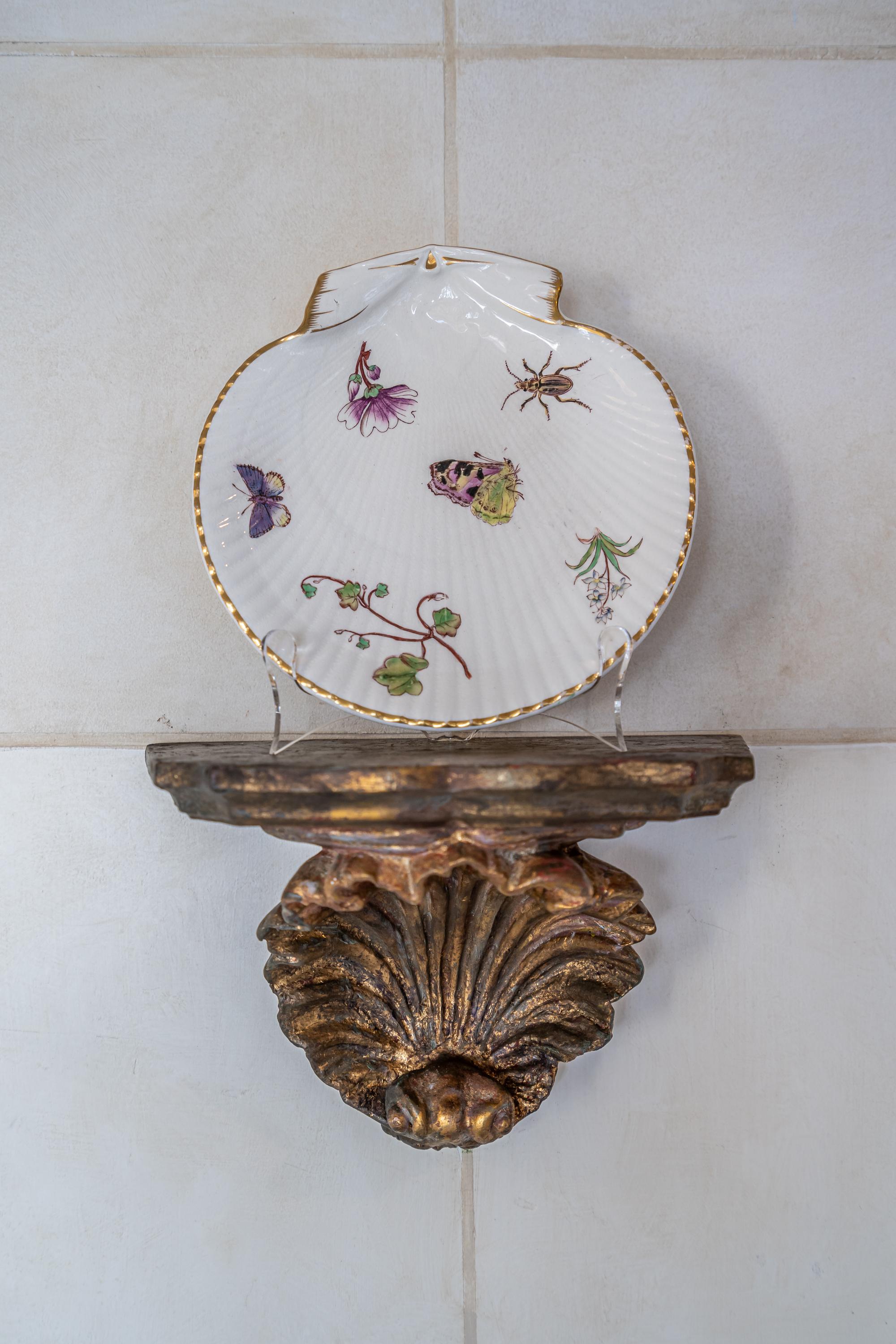 A Set of Four Italian Giltwood Wall Brackets