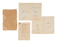 [WESTERN AMERICANA] -- [NATIVE AMERICANS]. Collection of sketches drawn and compiled by U.S. Army officer Charles A.H. McCauley while serving in various military posts, including Native American ledger art from the Los Piños Ute Indian Agency.