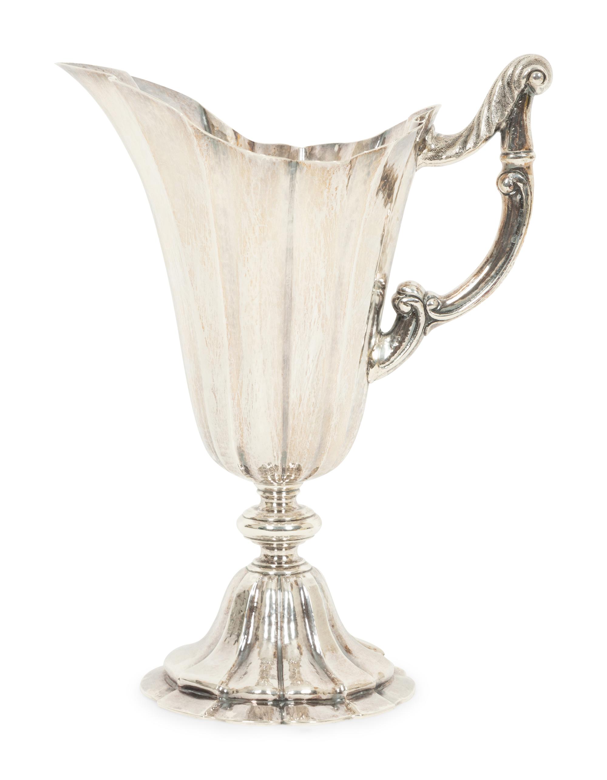 A Buccellatti Silver Augburg Ewer