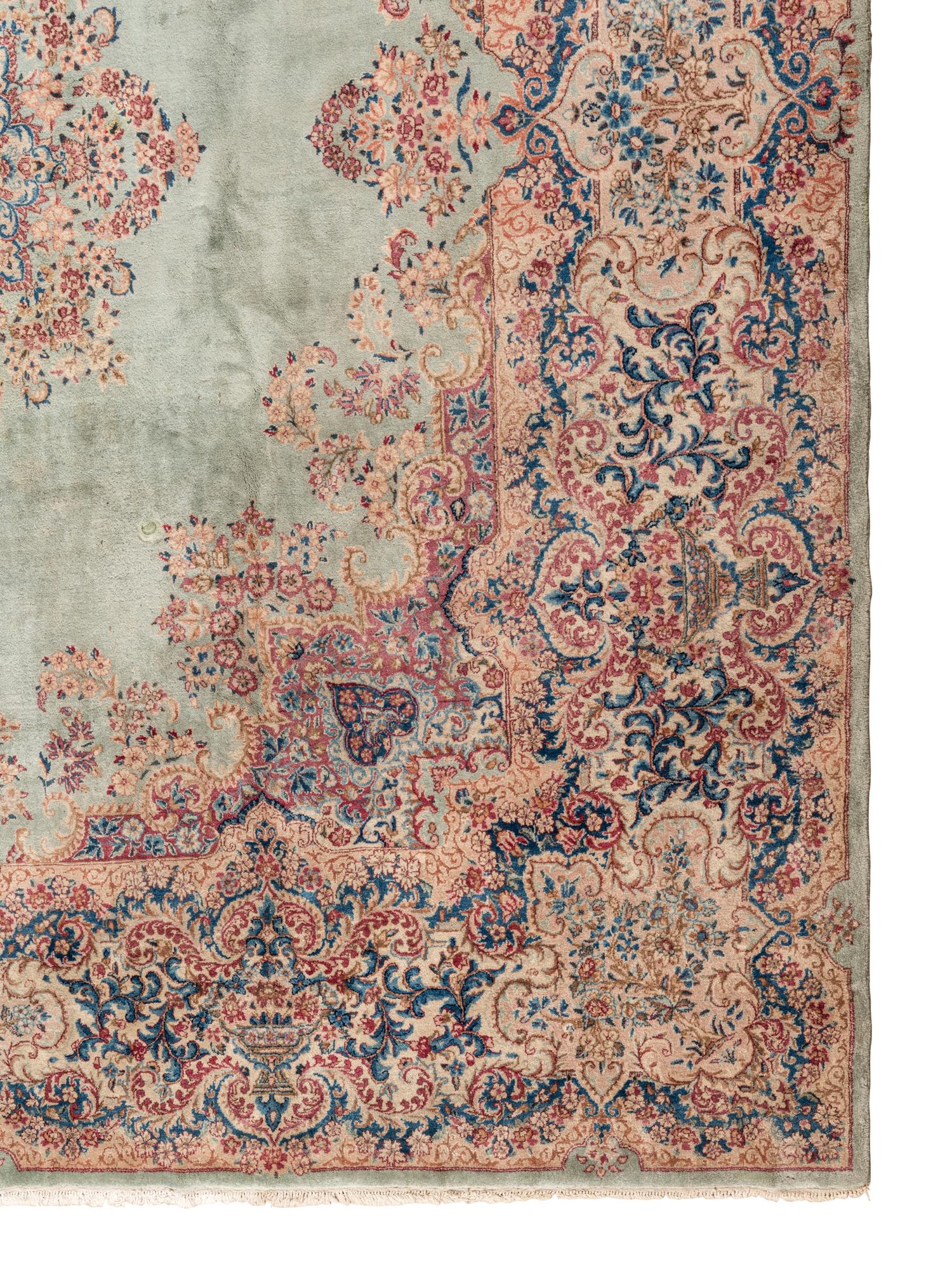 A Kirman Wool Rug
