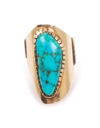 14k Gold and Turquoise Ring