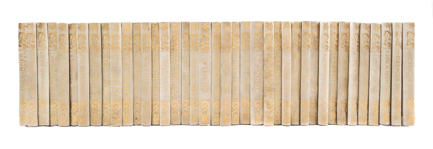 (COLLECTED WORKS) SHAKESPEARE, WILLIAM. The Chiswick Shakespeare. London, 1899-1902. 39 vols. Limited.