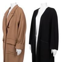Two Hermès Cashmere Coats, 1980-2000s