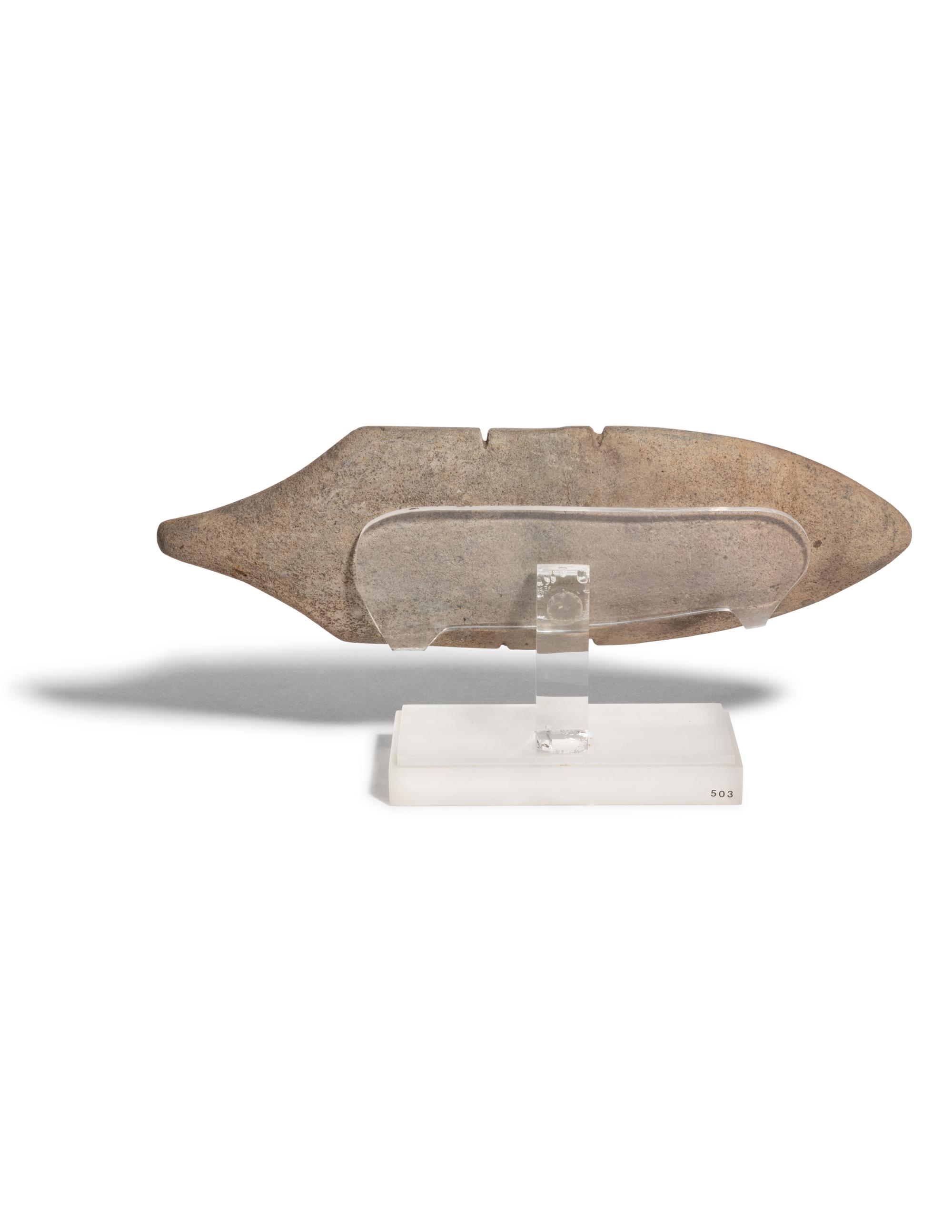 A La Tolita Pottery Grater in the Form of a Fish