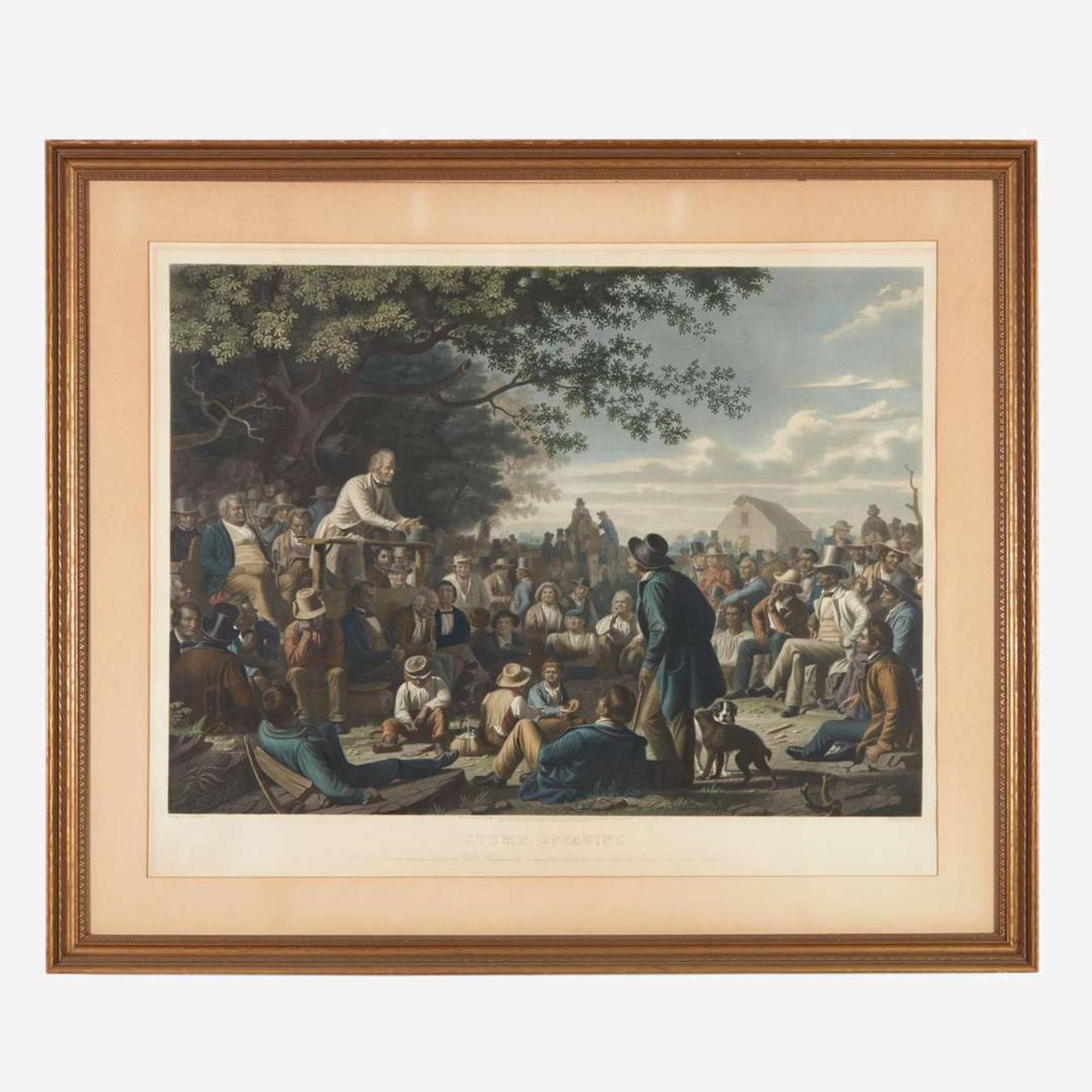 [Prints] Bingham, George C(aleb)., after Stump Speaking