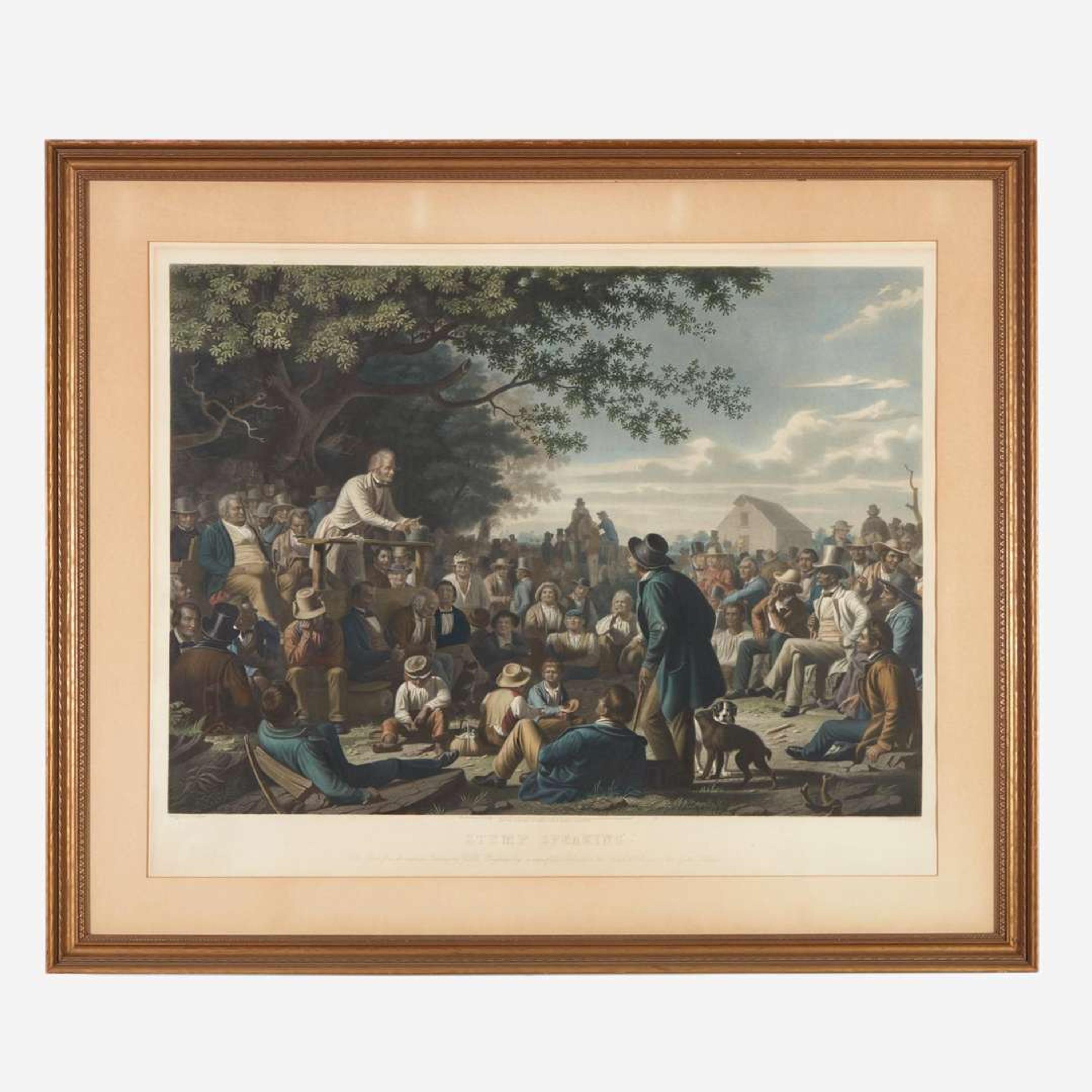 [Prints] Bingham, George C(aleb)., after Stump Speaking