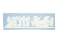 A Wedgwood Blue and White Jasperware Plaque, The Rape of Proserpina
