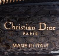 Christian Dior Miss Dior Studded Python Flap Bag, 2009