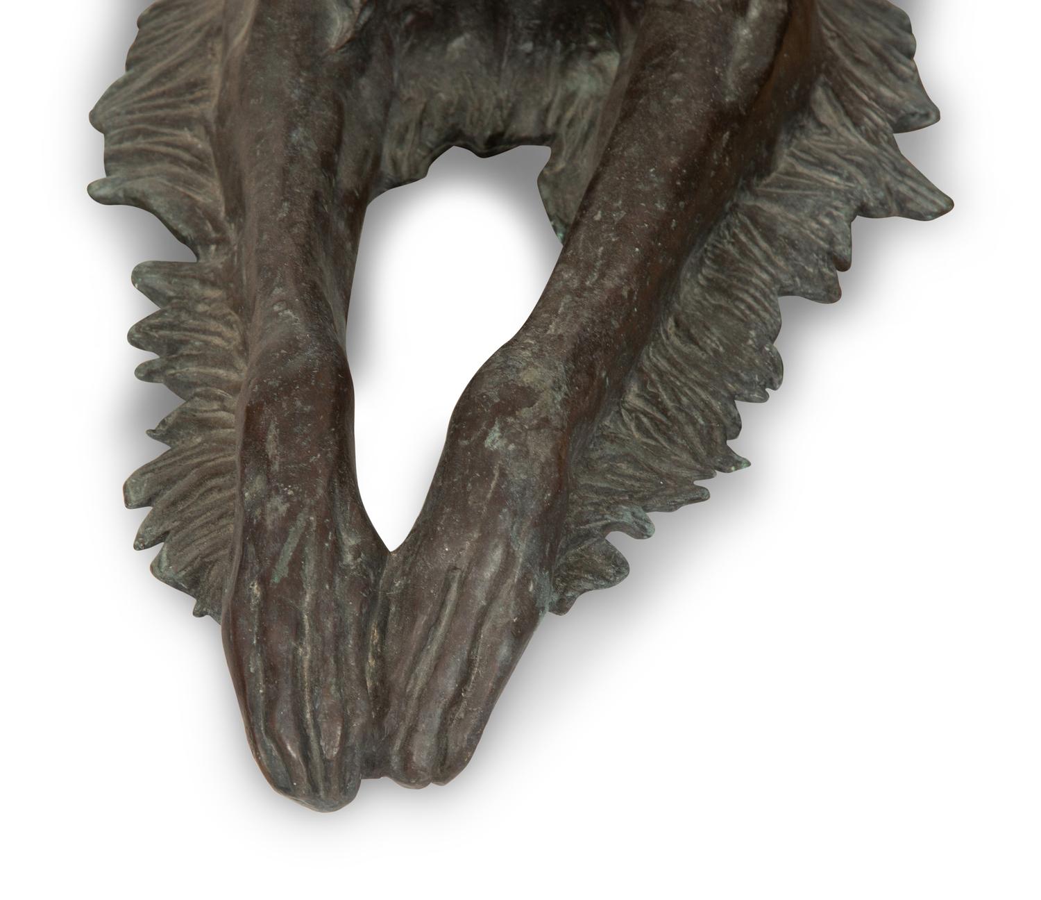 A Pair of Bronze Models of Borzois