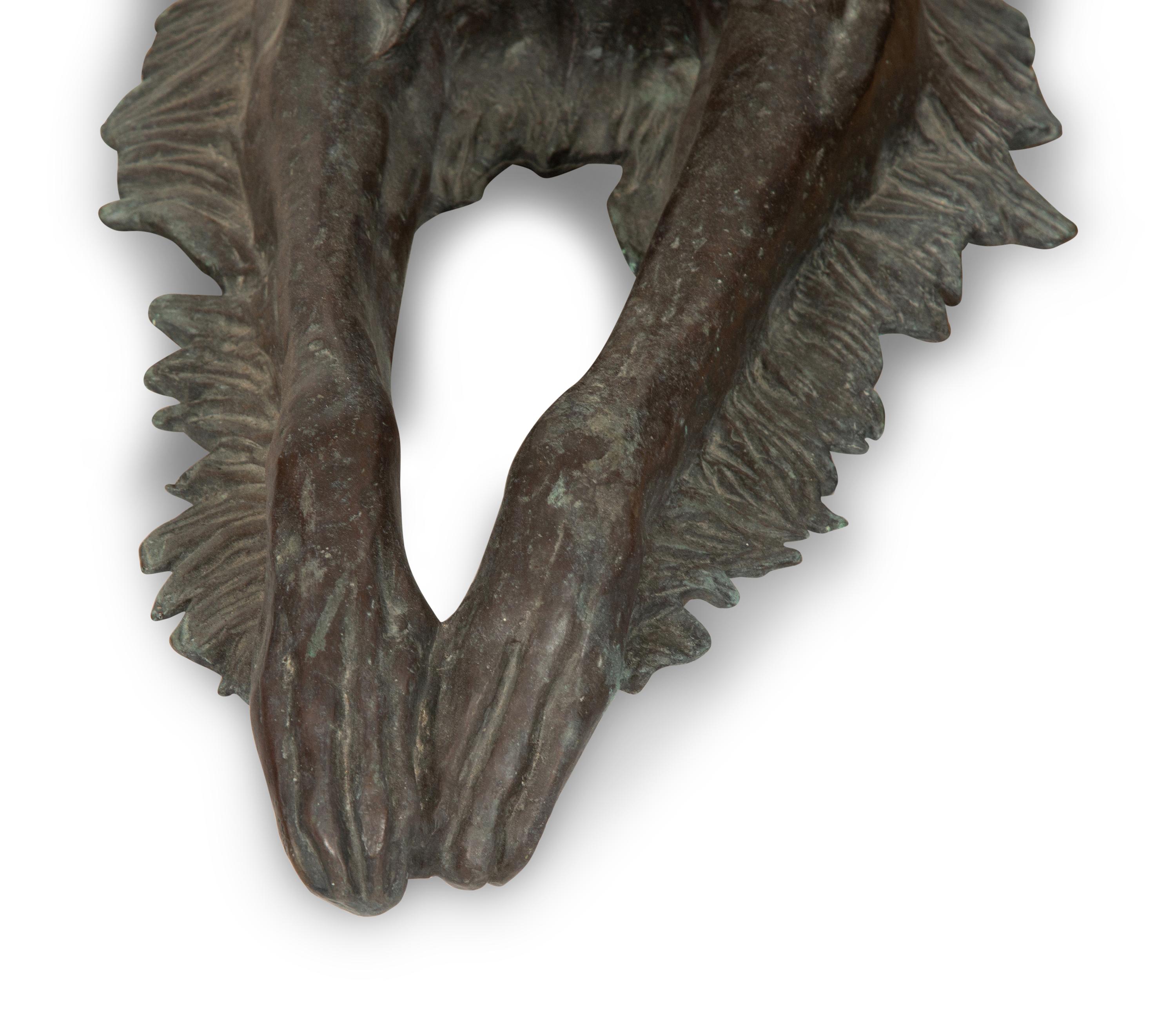 A Pair of Bronze Models of Borzois