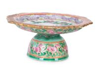 Four Chinese Porcelain Pieces made for the Tibetan Market — 19TH/20TH CENTURY