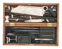 [CIVIL WAR]. Surgical field kit manufactured by Shepard and Dudley, New York. [With:] 3 catalogues, incl. Catalogue of the Surgical Section of the US Army .