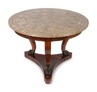 A Louis Philippe Style Center Table — 20TH CENTURY