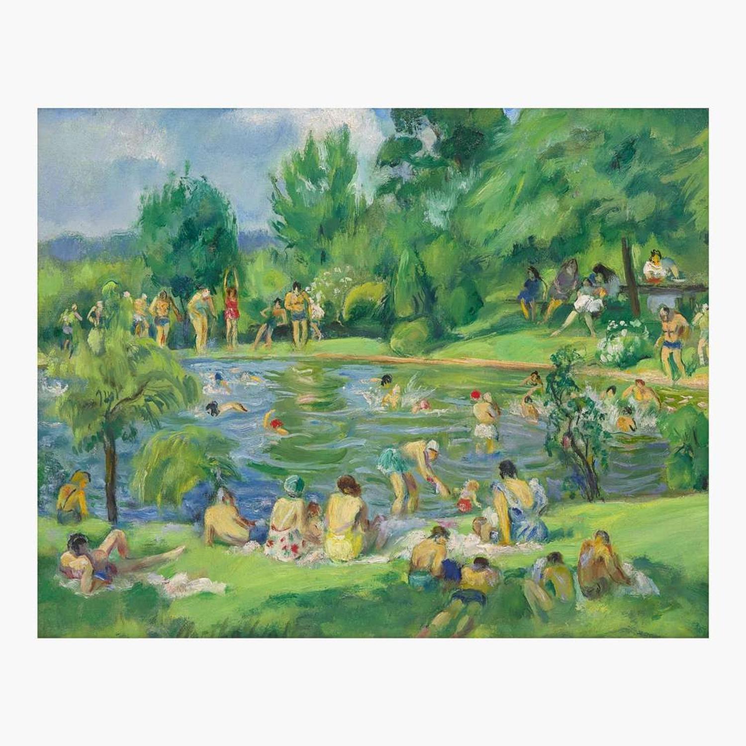 Martha Walter (American, 1875–1976) Swimming Pool, Bethayers