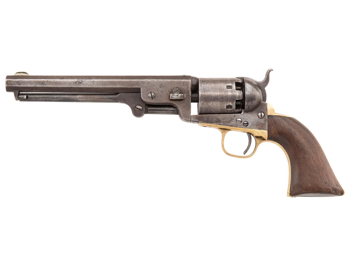 Colt Model 1851 Navy Revolver with Reproduction Holster