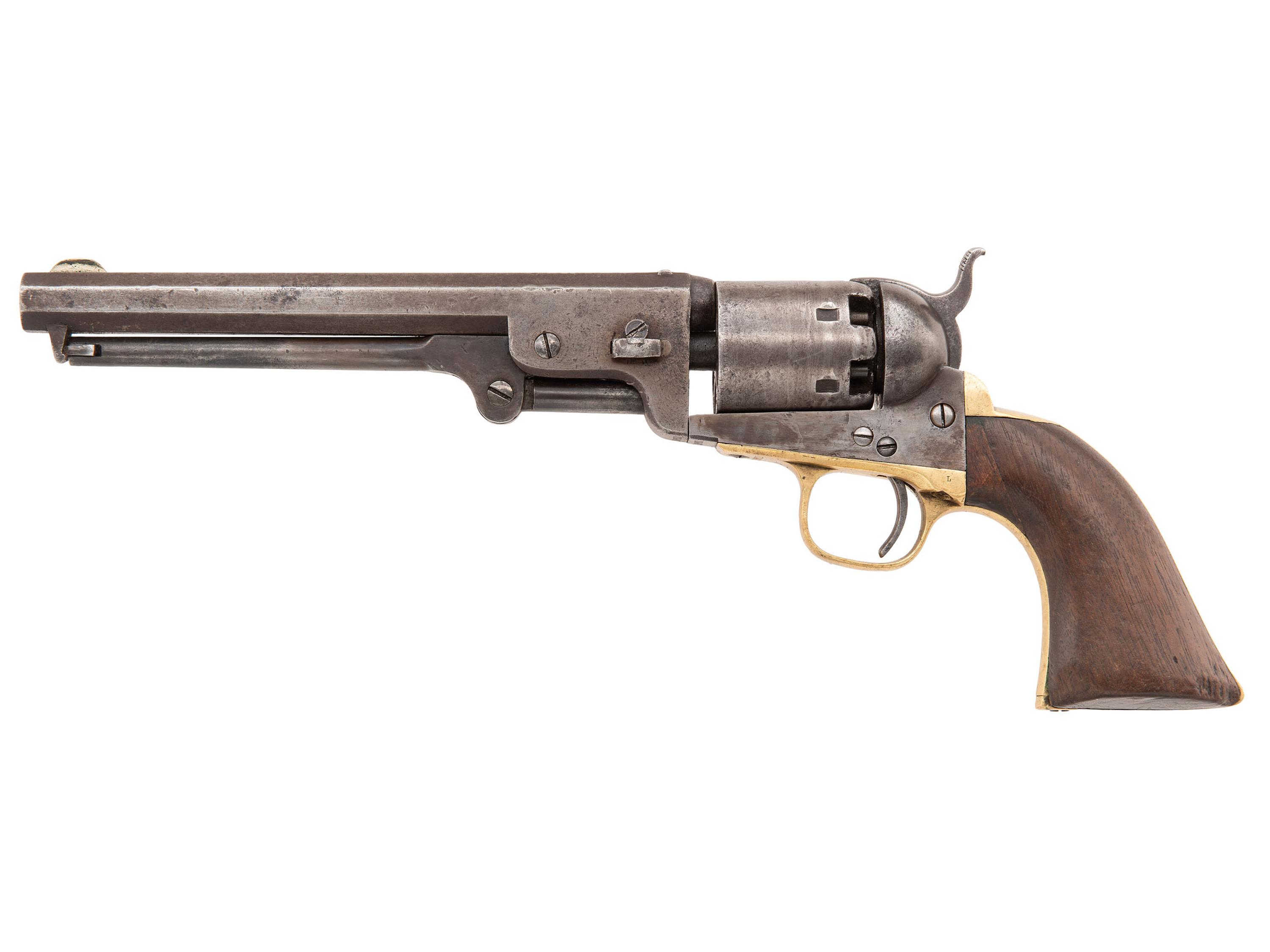 Colt Model 1851 Navy Revolver with Reproduction Holster