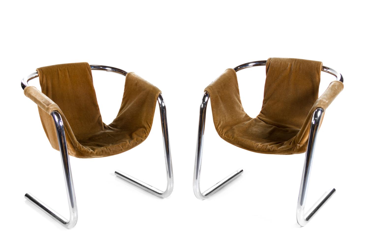 Pair of Zermatt Sling Lounge Chairs