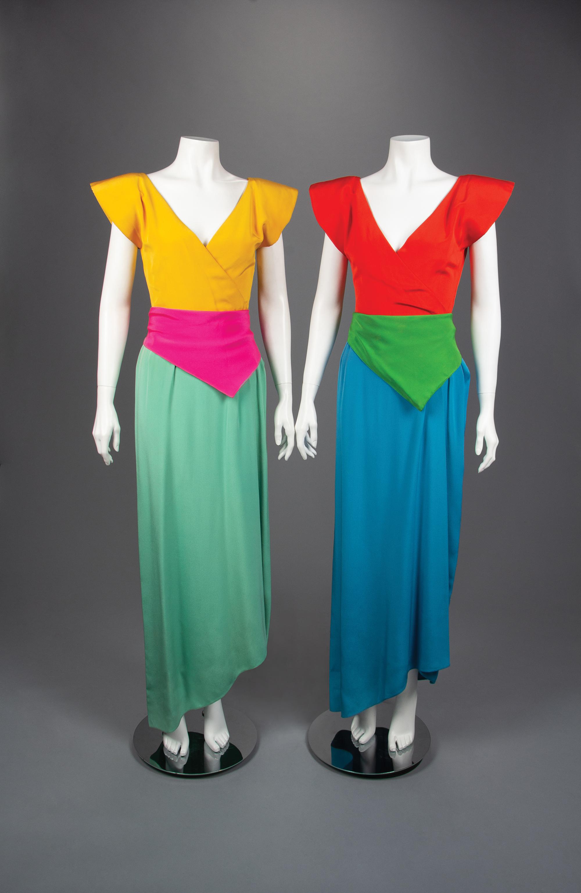 Two Geoffrey Beene Dresses, Spring 1986