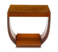 An Art Deco Satinwood Inlaid Occasional Table Height 24 1/2 x width 26 x depth 19 inches.
