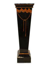 Approved for Donation A Neoclassical Style Marble-Top Pedestal