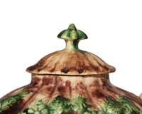 An English Lead Glazed Earthenware Teapot
