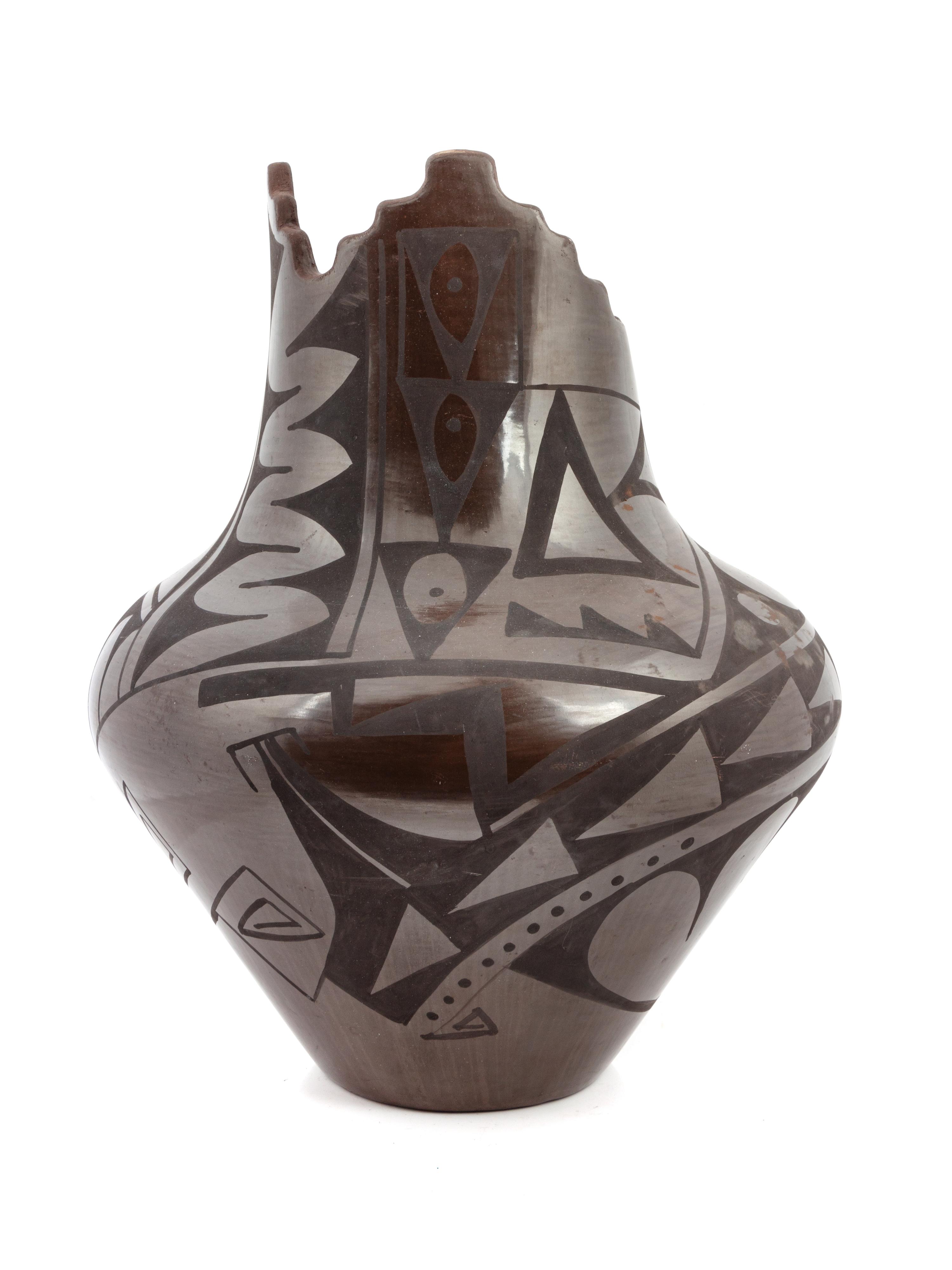 Blackware Pottery Jar