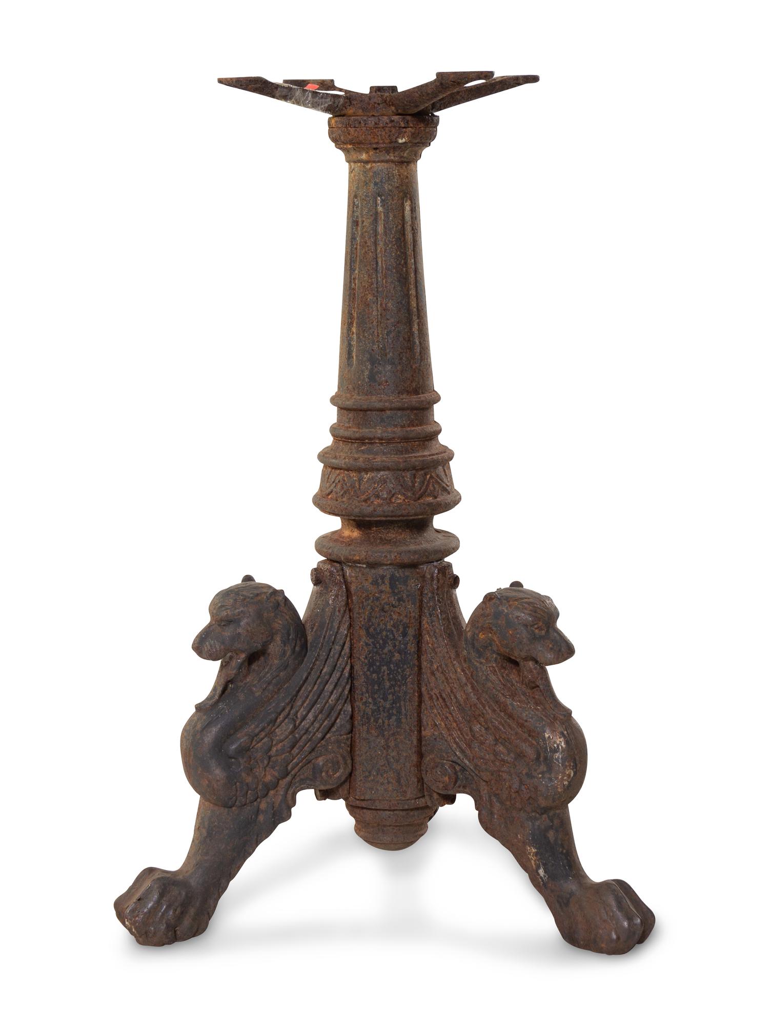 A French Cast Iron Table Base