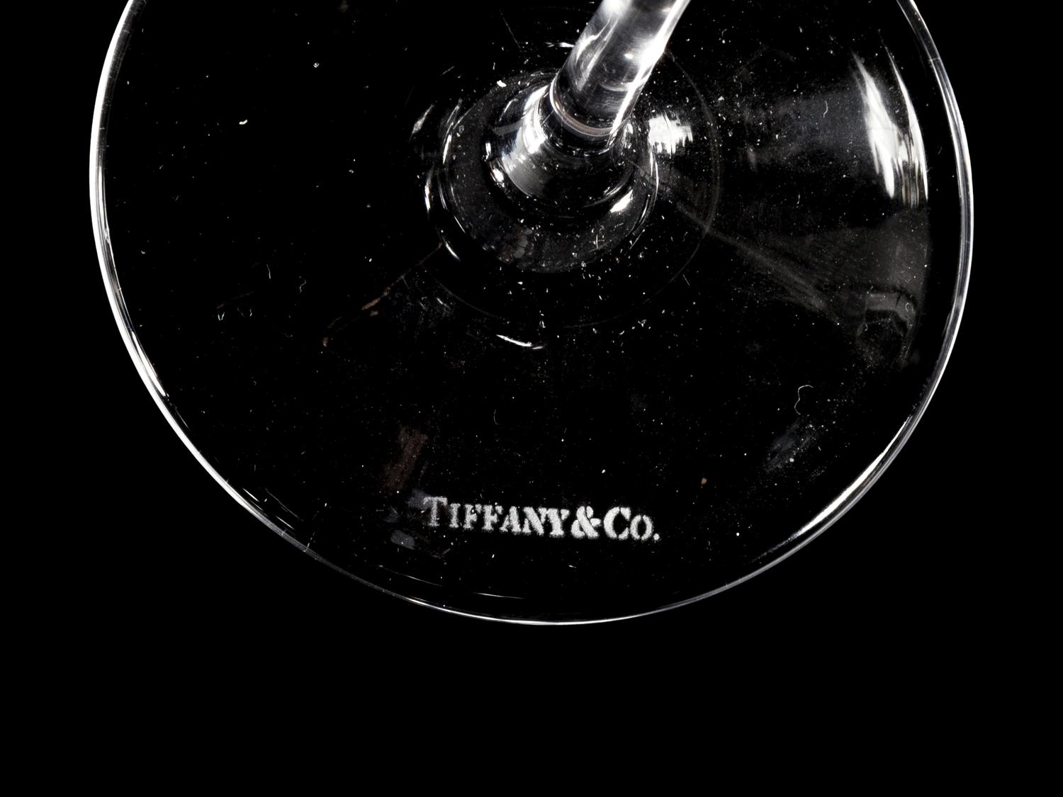 A Pair of Tiffany and Co. Champagne Flutes