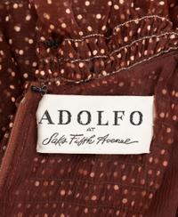 Two Adolfo Dresses, 1970s