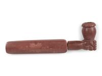 Eastern Plains Catlinite Figural Pipe