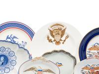 A Collection of Mottahedeh Americana-Themed Porcelain Articles