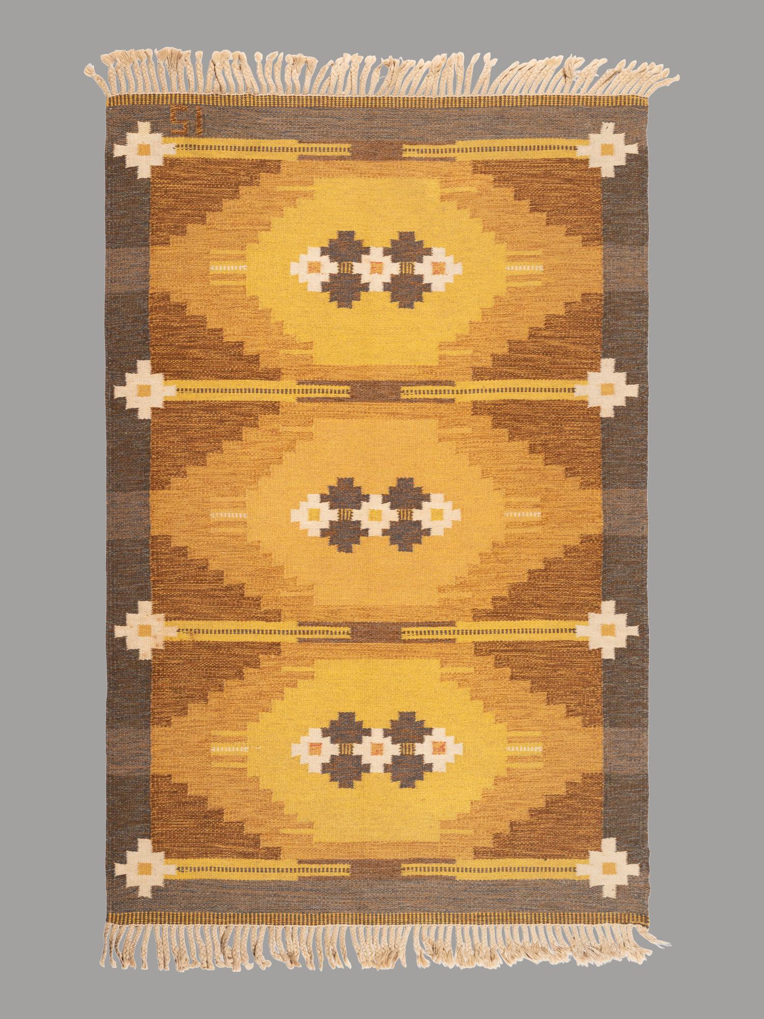 Flatweave Rug Sweden, c. 1960