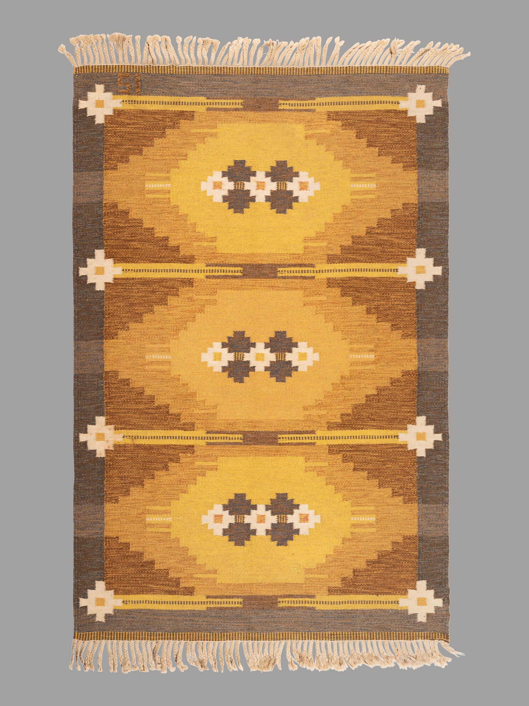 Flatweave Rug Sweden, c. 1960