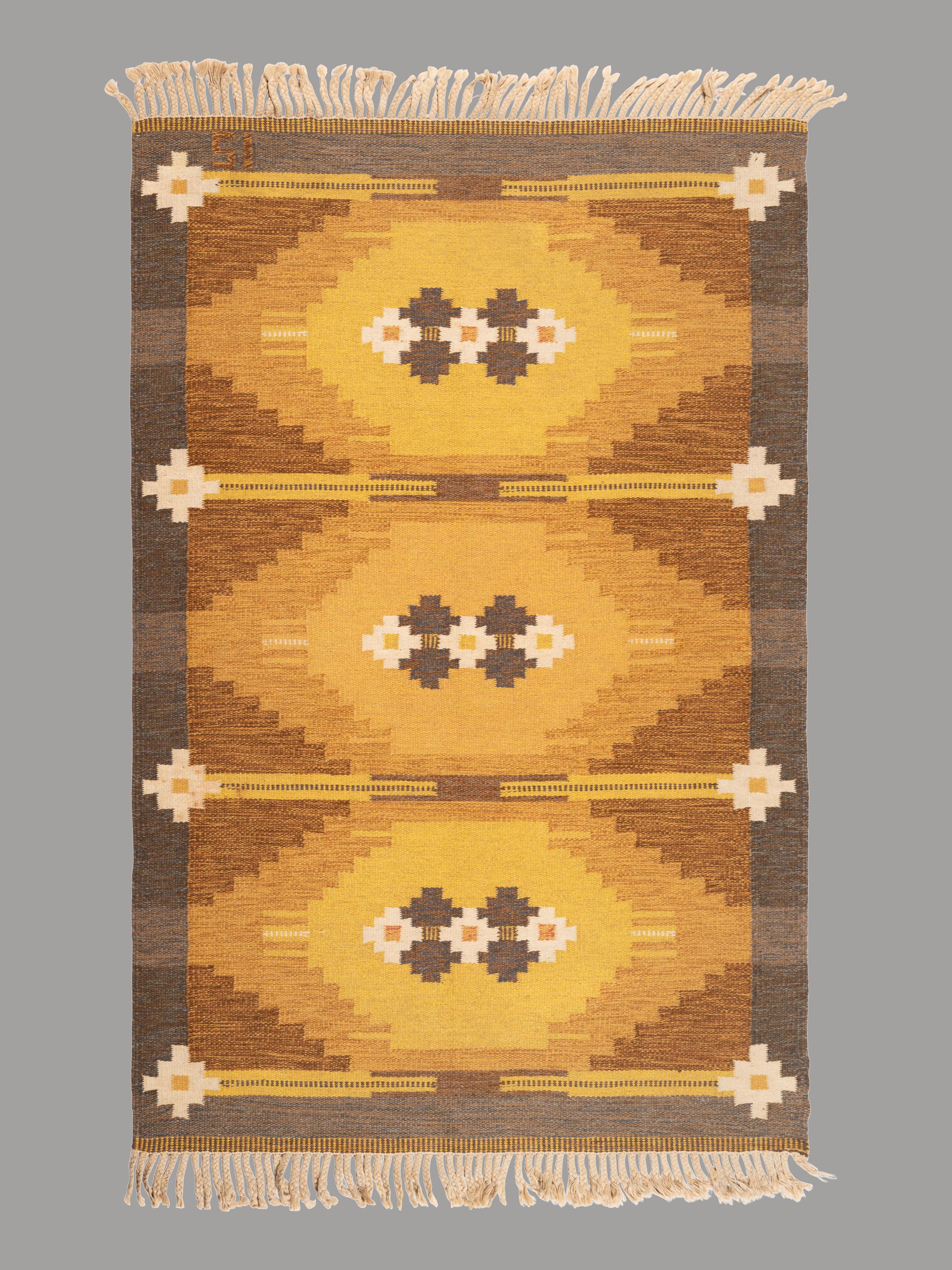 Flatweave Rug Sweden, c. 1960
