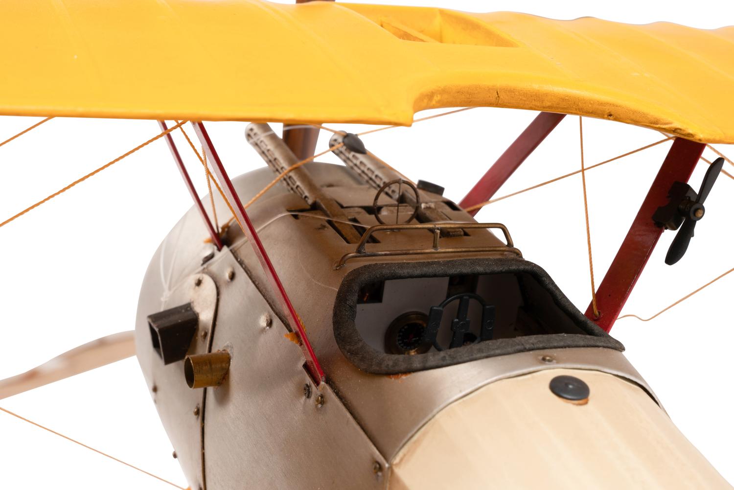 Five Painted Metal Airplane Models