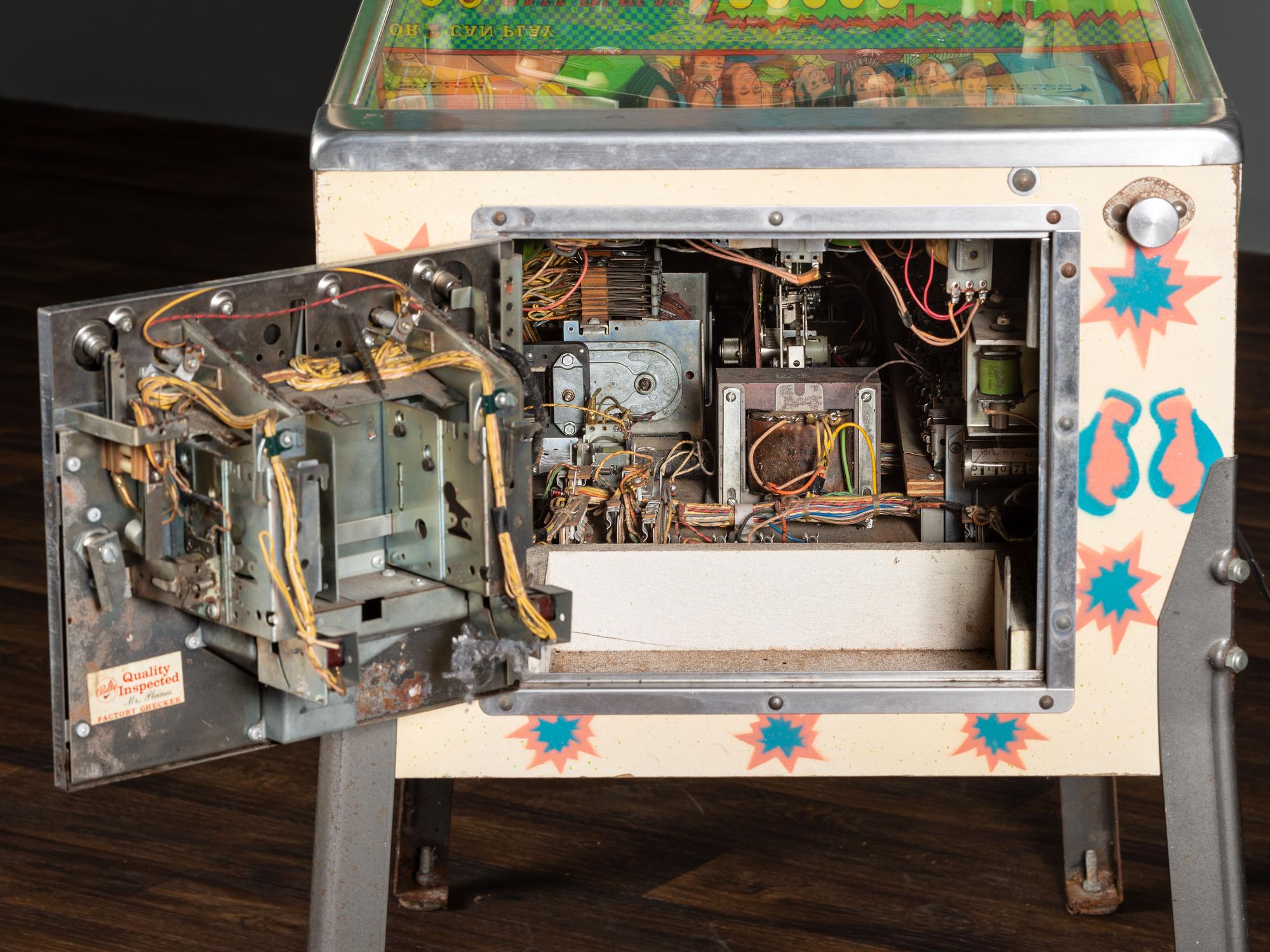 A Bally Knockout Pinball Machine