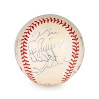 A 1992 Toronto Blue Jays World Series Champions Team Signed Autograph Baseball (Beckett Authentication Services BAS Certified)