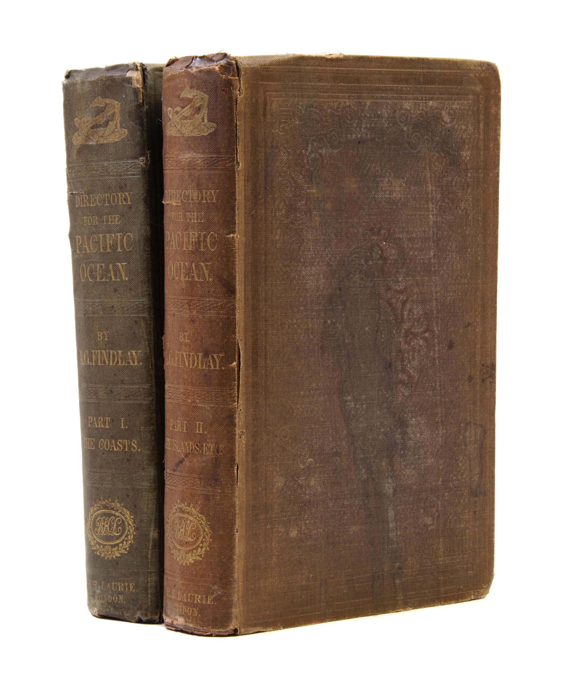 FINDLAY, ALEXANDER G. A Directory for the Navigation of the Pacific Ocean... London, 1851. 2 vols. First edition.
