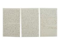 [RECONSTRUCTION -- AFRICAN AMERICAN SUFFRAGE]. Detailed letter regarding the John Surratt trial, Reconstruction politics, and the African American vote in action. Washington, 19 June 1867.