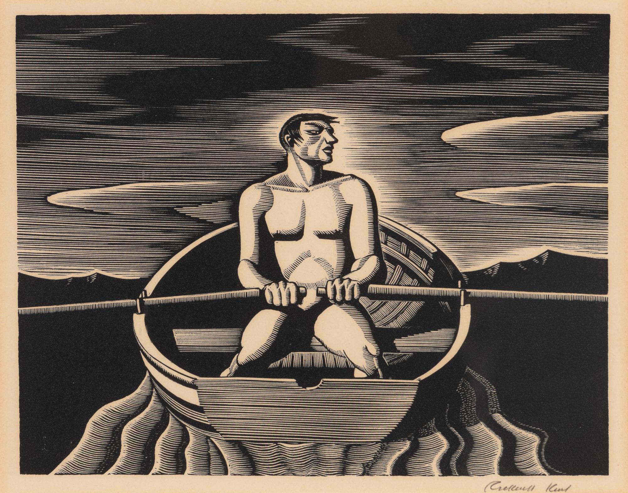 Rockwell Kent (American, 1882-1971) — Oarsman, 1931