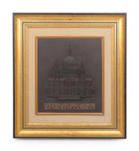 A Wedgwood Basaltware Plaque of St. Paul's Cathedral